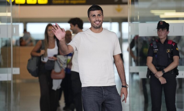 “Rodri”, a su llegada a Barcelona: “Jugar en el Barça es un sueño”
