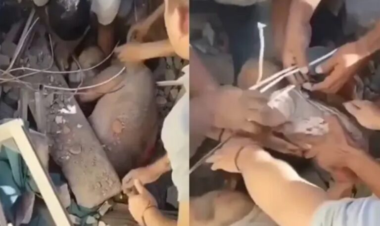 Rescatan con vida a madre y a su bebé en Cali tras el terremoto