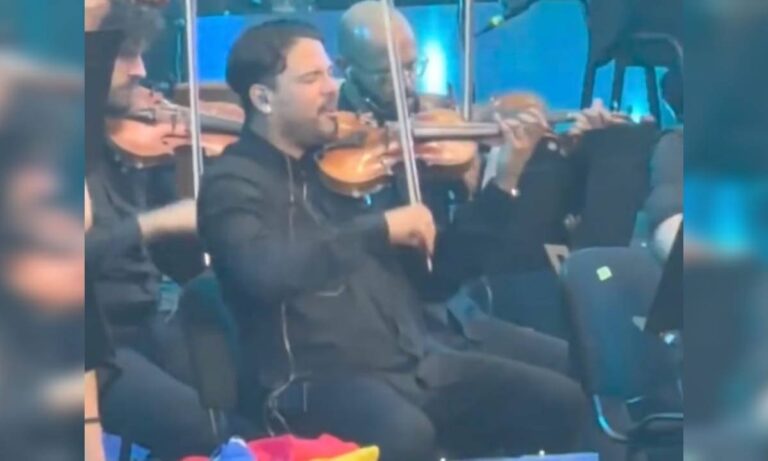 Violinista venezolano cautiva con su presentación en concierto de Yandel en España