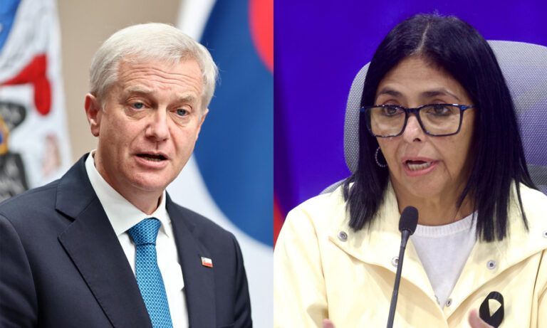 Delcy Rodríguez llama a Kast a “marchar juntos” con una agenda de cooperación