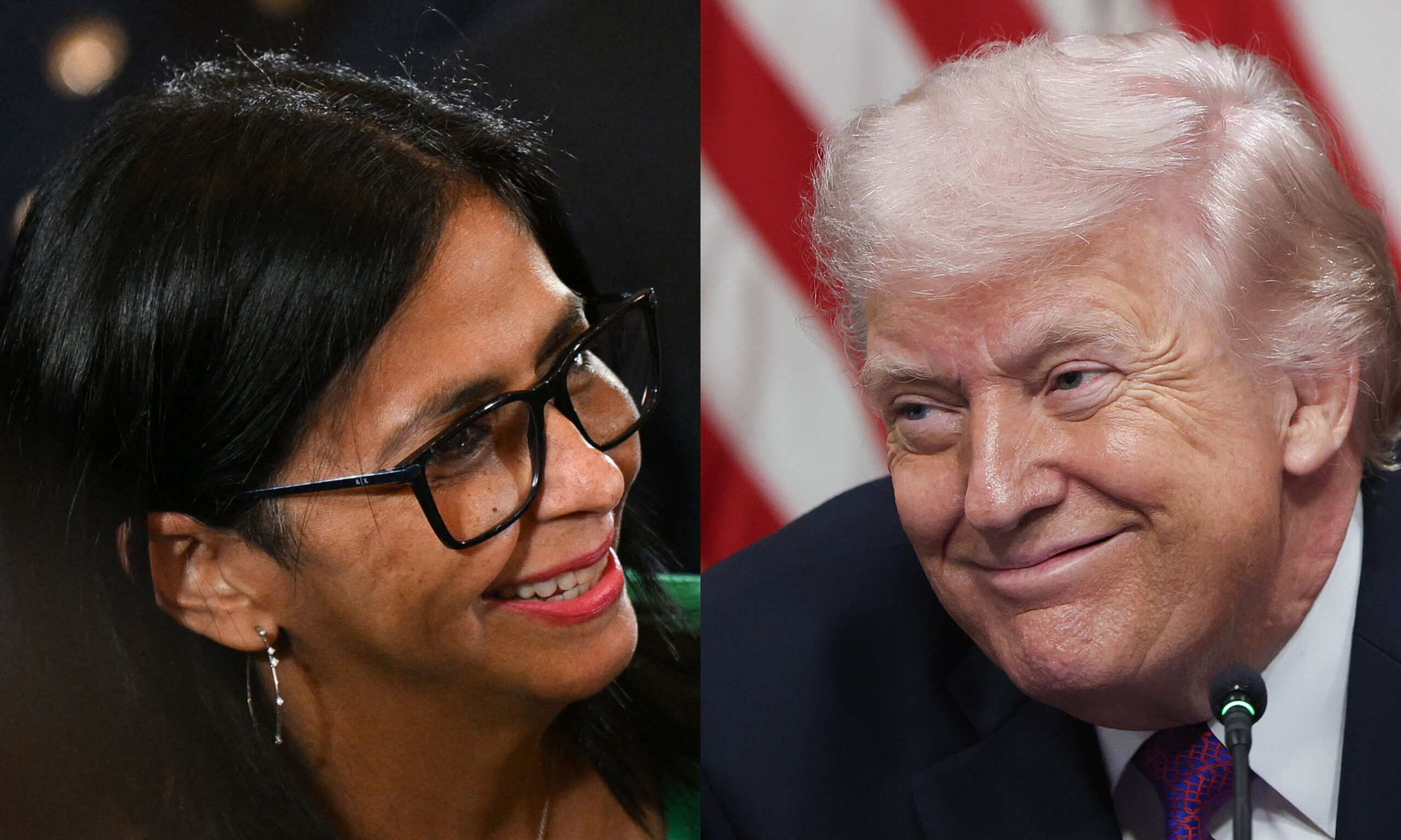 Crece la decepción entre venezolanos por la postura de Trump ante Delcy Rodríguez