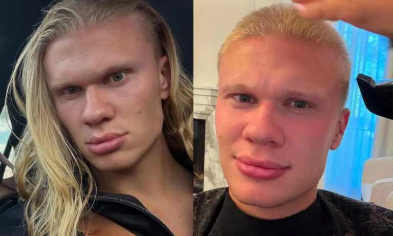 Haaland sorprende con un nuevo look antes del inicio de la Premier