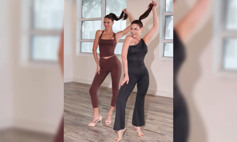 Clara Vegas Goetz afina su pasarela con Giselle Reyes rumbo al Miss Universo