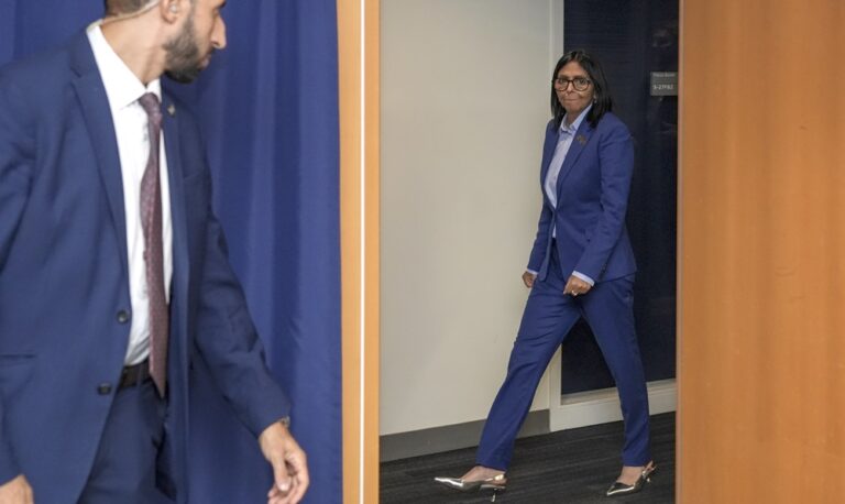 Delcy Rodríguez desde Nueva York: Venezuela “sigue abriendo caminos de diálogo”