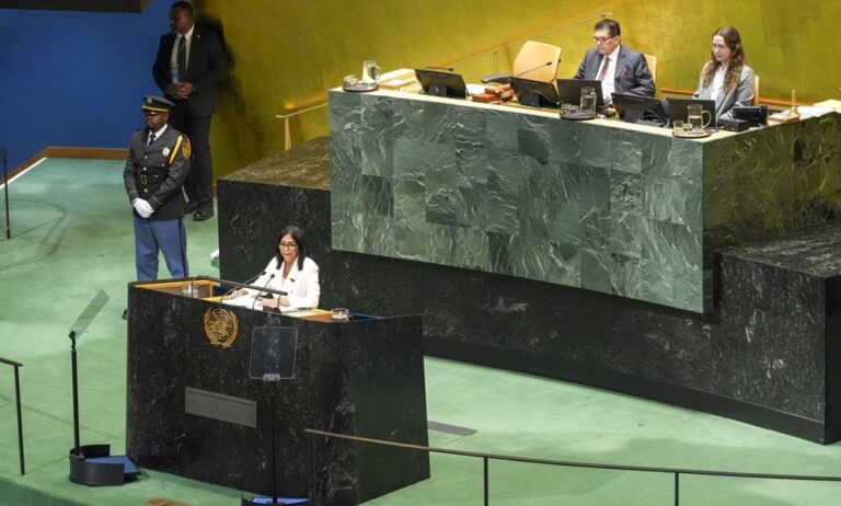 Delcy Rodríguez ante la ONU: “En Venezuela habrá elecciones”