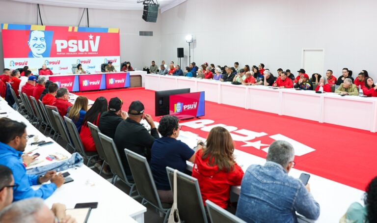 Delcy Rodríguez se reúne con el Psuv tras el acuerdo petrolero con EE. UU.