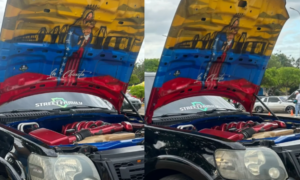Homenaje a La Chinita en la capota de una camioneta se vuelve viral en TikTok