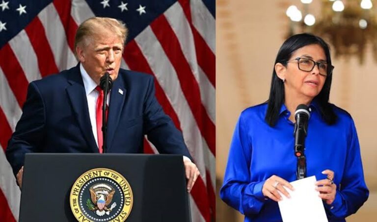 La Casa Blanca confirma hora de la reunión entre Donald Trump y Delcy Rodríguez