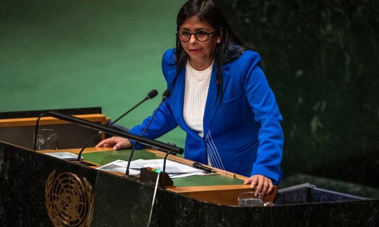El 88 % de encuestados cree que Delcy Rodríguez no representa a Venezuela en la ONU