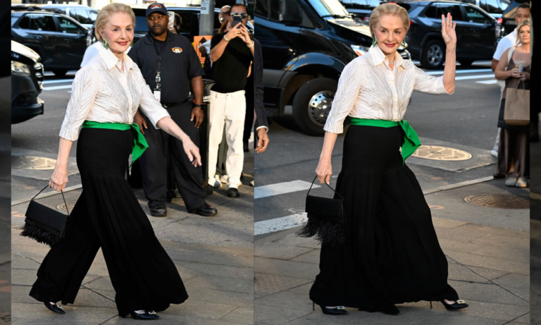 Carolina Herrera deslumbra a sus 87 años con un andar elegante sobre tacones de aguja