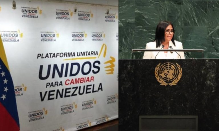 La PUD pide “hechos concretos” tras el discurso de Delcy Rodríguez ante la ONU
