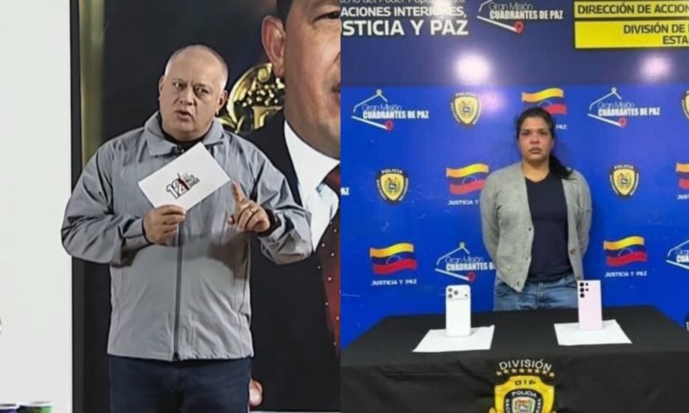 Cabello confirma detención de mujer que dijo ser “la tapa del frasco” y niega conocerla