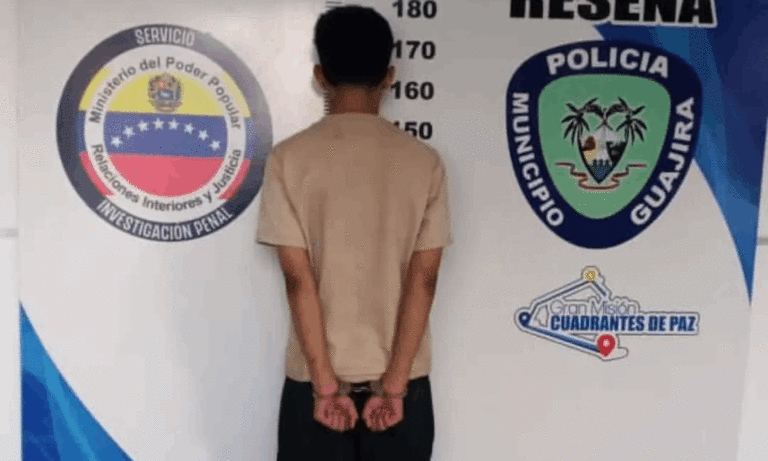 Joven de 20 años agrede a su pareja de 16 en Sinamaica