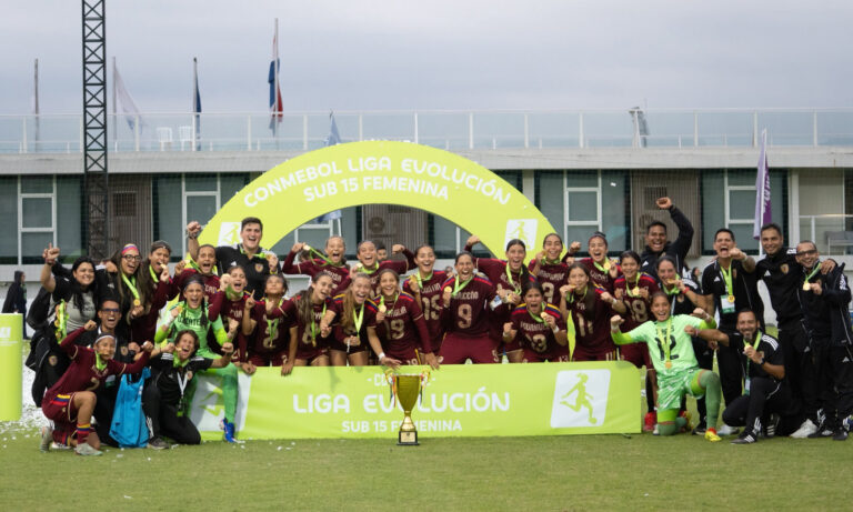 La Vinotinto femenina Sub-15 conquista por primera vez la Liga Evolución