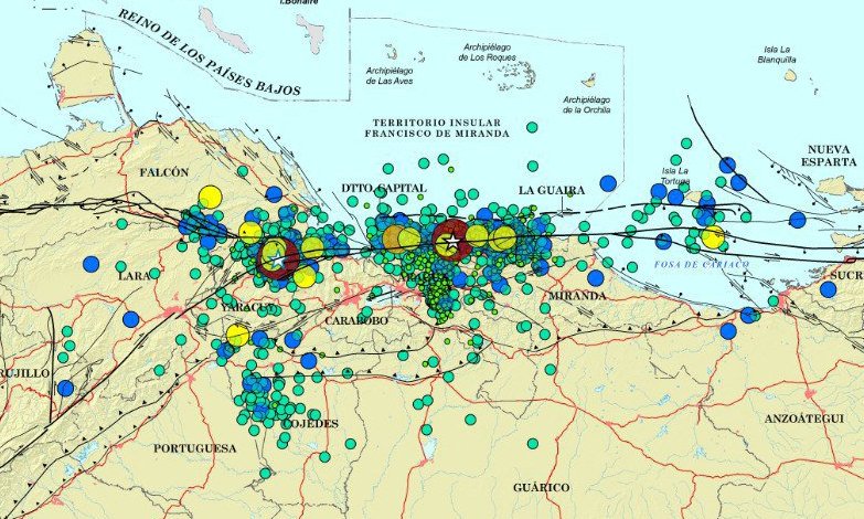 Funvisis registra 2.099 eventos sísmicos tras los terremotos del 24 de junio