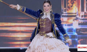 Mística Núñez deslumbra en Miss Mundo con un homenaje a Josefa Camejo