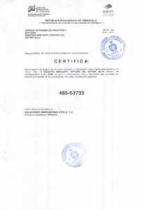 Registro Mercantil Soluciones Innovadoras 2026 JJ, C.A Expediente Nro 485-63733