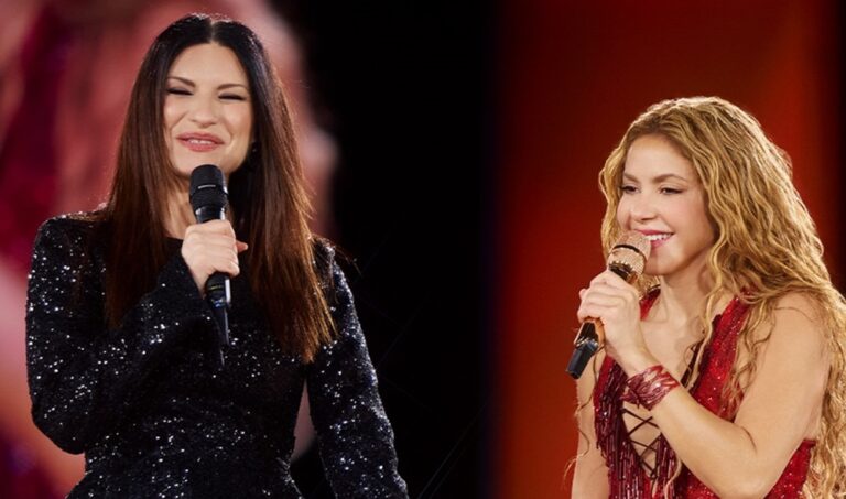 Shakira y Laura Pausini cantan juntas por primera vez “Antología”