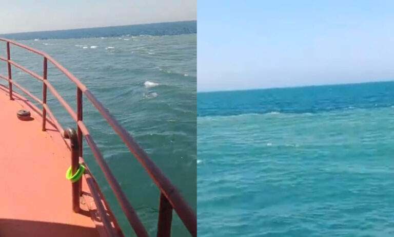 “Miren cómo se une el mar con el Lago”: Video grabado en San Carlos cautiva en las redes