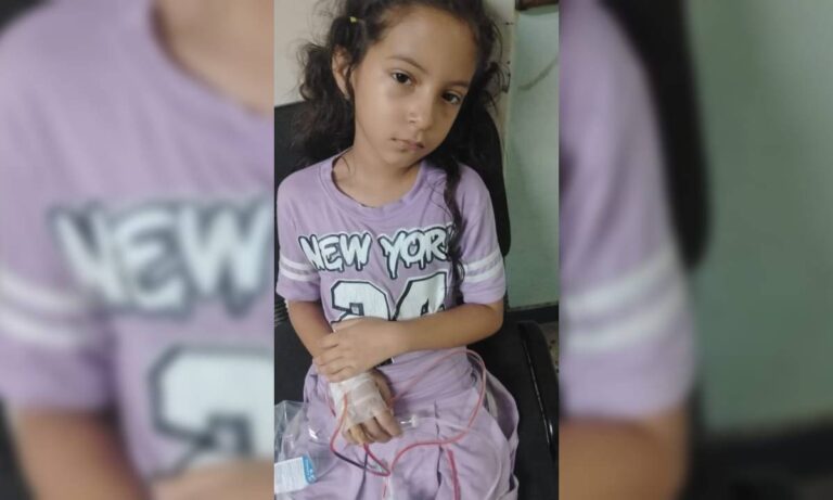 Harán bingo por la salud de la niña Isamar Olivares: tiene ectopia renal