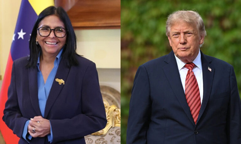 Trump y Delcy Rodríguez se reunirán el martes en Nueva York