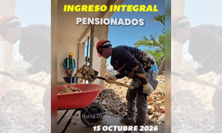 Pagan el Ingreso Integral para Pensionados correspondiente a octubre