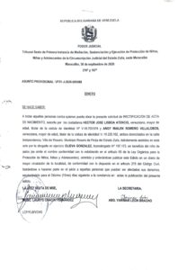 Edicto Asunto Provisional VP31-J-2026-005488