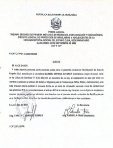 Edicto Asunto VP31-J-2026-005253