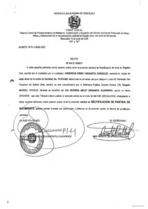 Edicto Asunto VP31-J-2026-3269