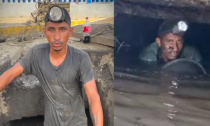 Obrero responde a críticas sobre trabajo en el Terminal: “No es agua residual”