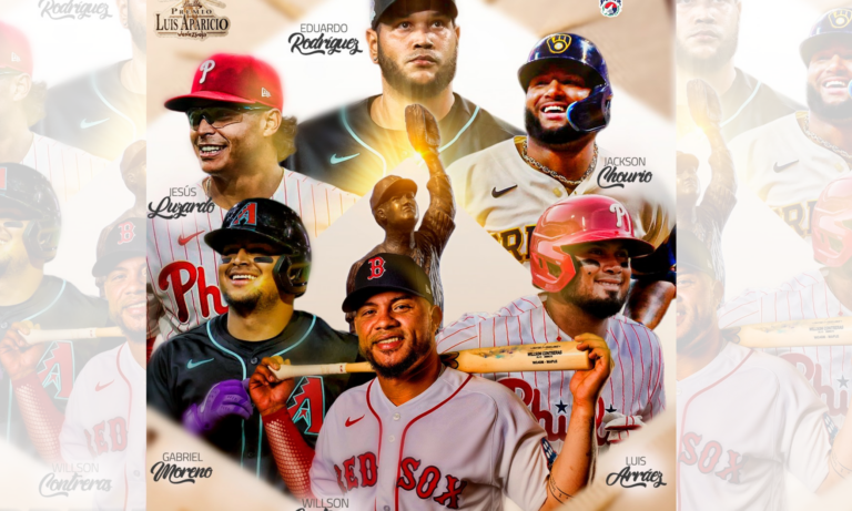 Seis peloteros quedan como finalistas al Premio Luis Aparicio 2026