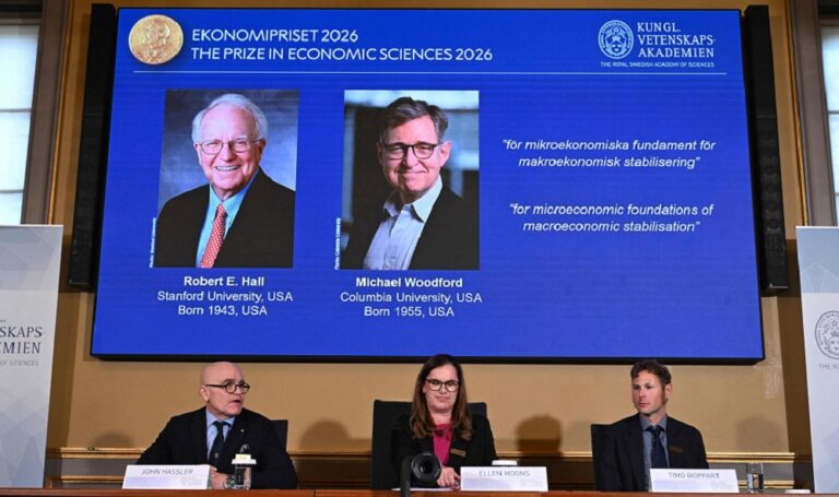 Nobel de Economía a Hall y Woodford por fundamentos micro de estabilización macroeconómica