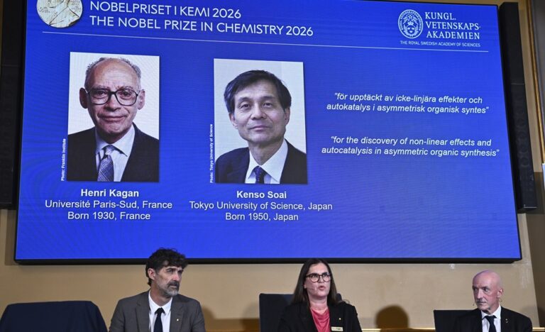 Nobel de Química para Kagan y Soai por las reacciones que conducen a la homoquiralidad