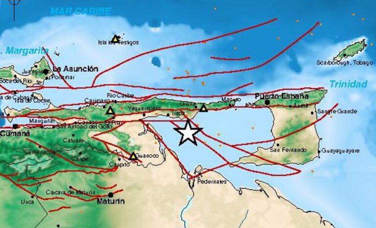 Funvisis registra sismo de magnitud 4,8 al suroeste de Güiria