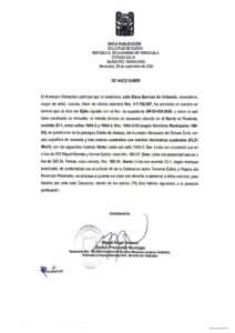 Única Publicación Solicitud de Ejidos Expediente Nro S-05-024-2026