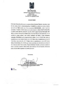 Única Publicación Solicitud de Ejidos Expediente Nro SM-05-084-2026