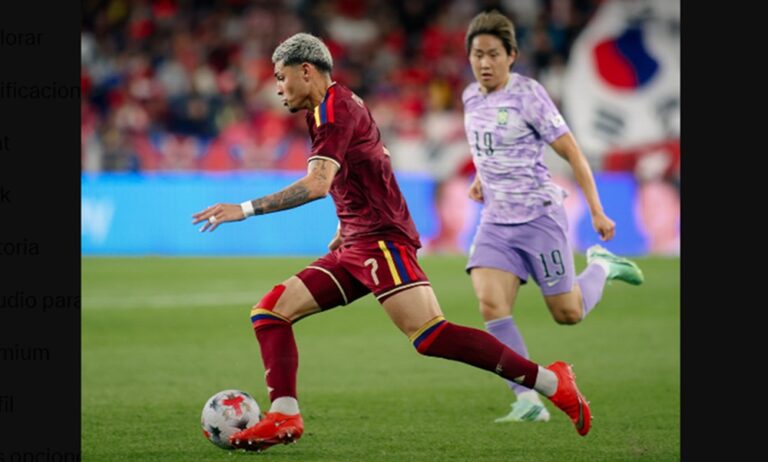 La Vinotinto iguala sin goles con Corea del Sur en el segundo compromiso de la fecha Fifa